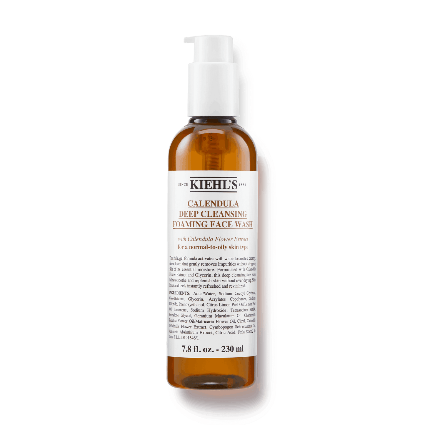 KIEHL'S CALENDULA DEEP CLEANSING FOAMING FACEWASH