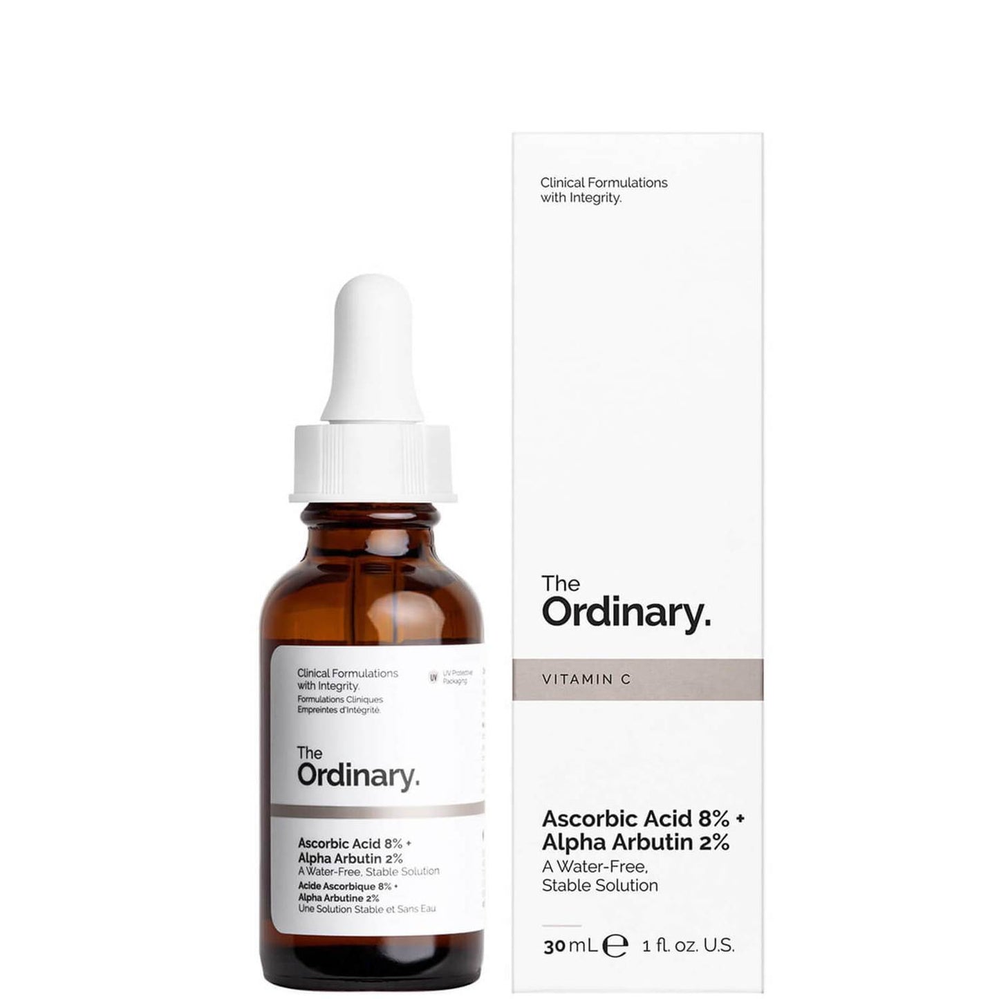 The ordinary Ascorbic acid 8% + Alpha arbutin 2% (30 ml)