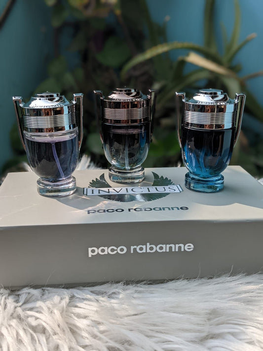 Paco rabanne INVICTUS giftset  (30 ml each)